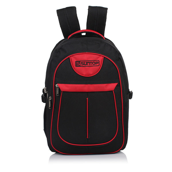 Suntop Glide 32 L Large Laptop Backpack(Black and Red) - testSuntop