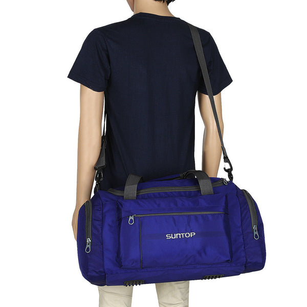 Suntop Alive 20 inch/50 cm Travel Duffel Bag(Blue and Grey) - testSuntop