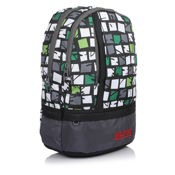 Suntop Pixel 26 L Small Backpack(Grey Print) - testSuntop