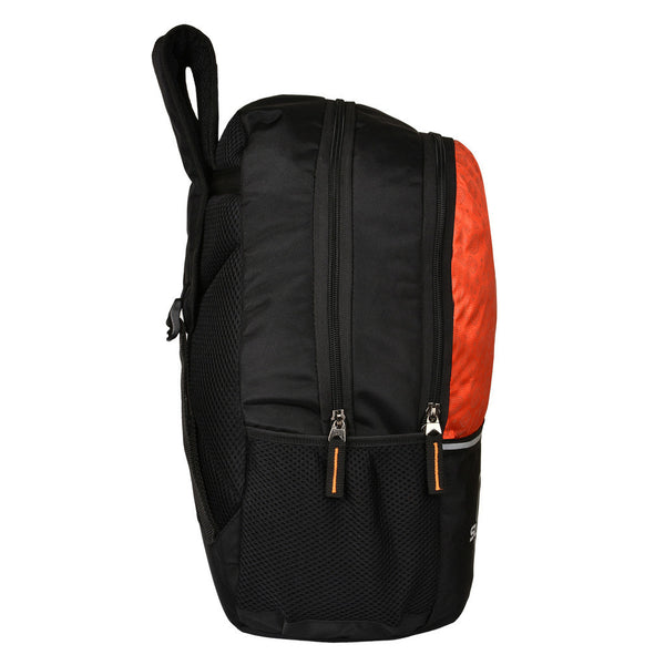 Suntop Pixel Daypack Bag Waterproof Fabric 24 L Backpack(Black and Orange) - testSuntop