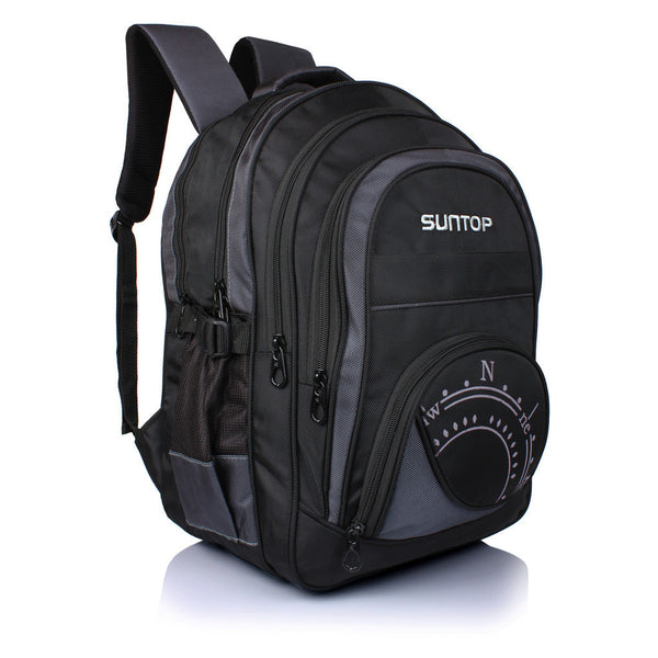 Suntop Explorer Backpack Bag (Black) - testSuntop