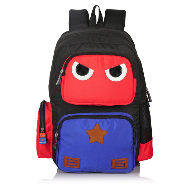 Suntop Omastar (with Insulated Lunch Pockets) 25 Liters School Backpack (Red) - testSuntop