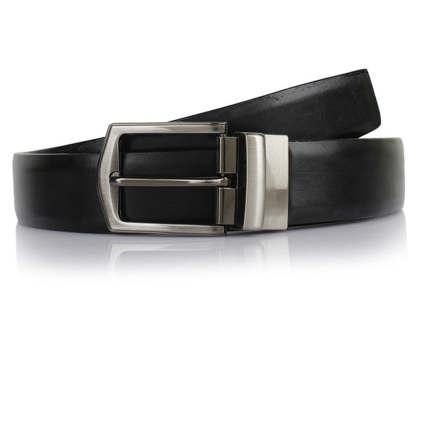 Suntop Piero Genuine Leather Wallet Combo with Leather Keychain, Card-Holder and Reversible Buckle Belt - testSuntop