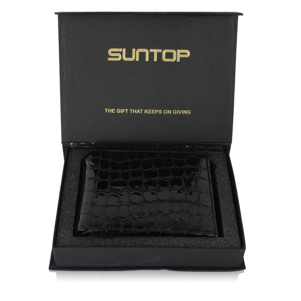 Suntop Black Men's Wallet - testSuntop
