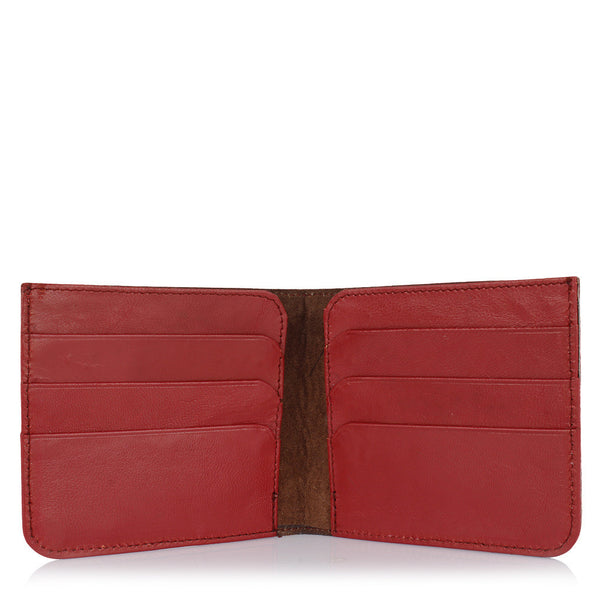 Suntop Slim Genuine Leather Wallet (Mehroon) - testSuntop